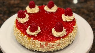 RASPBERRY COULIS CHEESECAKE [upl. by Immac]