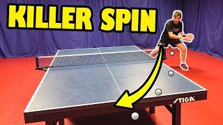 5 Tips To Produce KILLER Spin  Table Tennis [upl. by Hachmin]