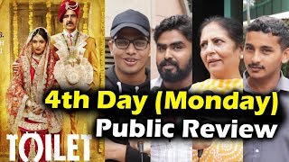 Toilet Ek Prem Katha Public Review  4th Day Monday  Housefull Everywhere [upl. by Rigby]