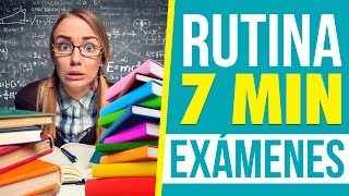 Rutina de ejercicios HIIT 7 minutos  Especial Exámenes [upl. by Anirak]