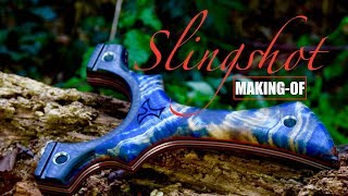 How to make a Slingshot   Schusstest  Carbon  G10  Stabwood [upl. by Granny]