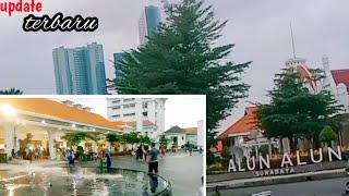 REVIEW ALUNALUN SURABAYA TERBARU wisata gratis kota surabaya Jawa timur [upl. by Nivak]