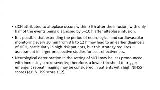 Management of intracranial bleed after Alteplase [upl. by Rosita]