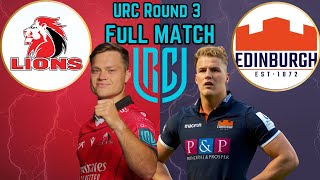 Lions vs Edinburgh  URC Round 3  Full Match Replay [upl. by Noiraa]