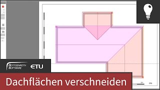 Dachflächen verschneiden  HottCAD [upl. by Munsey397]