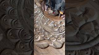 Amazing wood carving lining technique woodcarvingtutorial wood woodcarving [upl. by Onaicnop144]