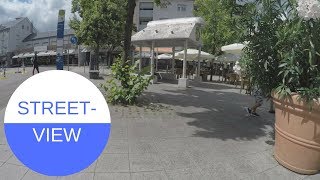 STREET VIEW in der Innenstadt von Bruchsal in GERMANY [upl. by Anal]