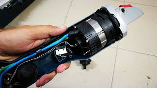 Dismantling cordless angle grinder Bosch GWS 18V15 C 06019H6000 [upl. by Flanders421]