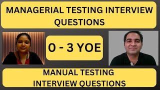 Managerial Testing Interview Questions Testing Managerial Round Questions [upl. by Shannon]