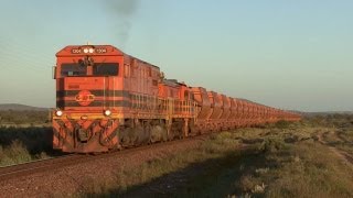 OneSteel Whyalla Tramway  Iron Ore on the Narrow Gauge Australian Trains [upl. by Appleby]