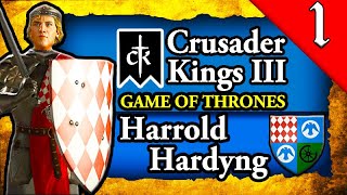 RISE OF KING HARRY Crusader Kings 3 Game of Thrones House Hardyng Campaign Gameplay 1 [upl. by Hayimas]