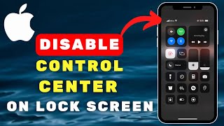 How to Disable Control Center on Lock Screen on iPhone [upl. by Atalie]