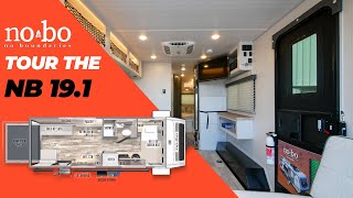 Tour the 2023 No Boundaries nobo 191 Toy Hauler  Travel Trailer [upl. by Anavoj]