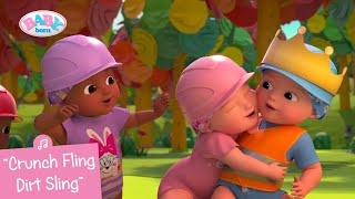 🎶 Crunch fling dirt sling 🦺👶  BABY born animated series  Season 1  Music Video [upl. by Atlanta]