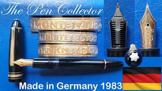 MONTBLANC Meisterstück 146 from 1983 Fountain Pen Review [upl. by Assirk]