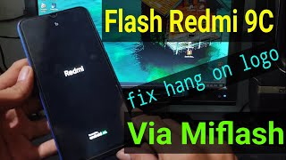 Flash Redmi 9C Via Miflash [upl. by Klenk511]