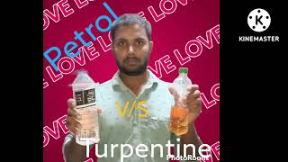 Petrol VS mineral Turpentine Oil 🪔 Flem Testing [upl. by Adnahsed]