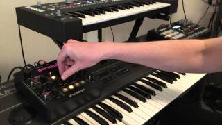 Waldorf Streichfett String Synthesizer  Sergeant Sawtooth Chord Progressions [upl. by Lambart]