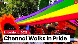 Chennai Pride 2023 Hundreds of LGBTQIA Community Members Participated in the Pride Walk Chennai [upl. by Ahsitauq770]