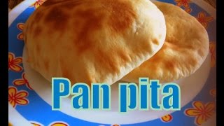 Receta Pan de Pita árabe fácil [upl. by Krystalle]