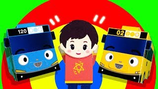 Tayo Lagu Mainan Kertas l 5 Segar dan Bersih l Lagu untuk anak anak l Tayo Bus Kecil [upl. by Airottiv464]