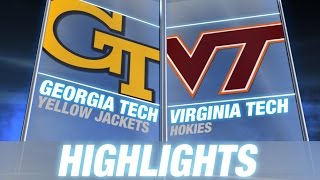 Georgia Tech vs Virginia Tech  2014 ACC Football Highlights [upl. by Gnehp131]