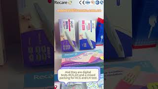 Recare semiquantitative LH and HCG test digital test kit Mixed packing for HCG test and LH test [upl. by Corie]