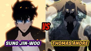 SUNG JINWOO VS THOMAS ANDRE  SOLO LEVELING [upl. by Shriner]