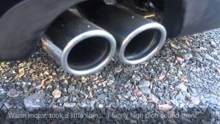 Saab 93 20t SS 2005 sport exhaust change  sound Stage 1 [upl. by Ellened59]