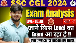 SSC CGL 9 Sep Shift 1 Analysis  SSC CGL Exam Analysis 2024  Maths Analysis Know the level of Exam [upl. by Zehe753]