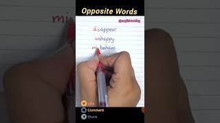 Opposite Words englishlearning spokenenglish [upl. by Alrats357]