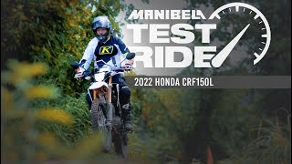 2022 Honda CRF150L  Manibela Test Ride [upl. by Norling895]