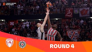 OlympiacosPartizan  Round 4 Highlights  202324 Turkish Airlines EuroLeague [upl. by Woodberry]