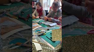 Chain stitch bookbinding workshop with closure [upl. by Trik]