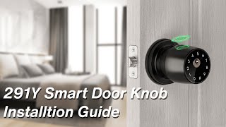 291Y Smart Lock Installation Tutorial Video [upl. by Alleyn381]