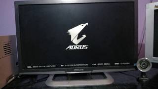 PC UEFI BIOS Update from F12C to F13 in AORUS Z370 GAMING 7 SERIES [upl. by Yvon]