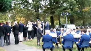 NewarkOnTrent for Remembrance with Town Band Newark Cemetery [upl. by Durkin]