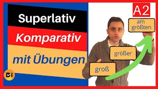 Komparativ und Superlativ  mit Übungen [upl. by Sldney411]