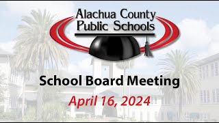 School Board Meeting 41624 [upl. by Kendell]