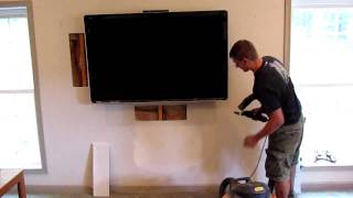 How To Install Flush Mount Wall Speakers 3  Home Theater  Ken Eppinette Elite Renovations LLC [upl. by Hess]