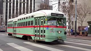 Trains and Trolleys of San Francisco 2018 6 Different Modes of Transit [upl. by Attennot]