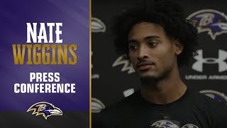 Nate Wiggins on Why He Chose No 2  Baltimore Ravens [upl. by Amethist376]