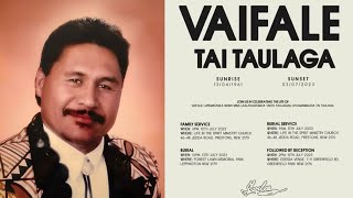 Funeral amp Committal Services In Loving Memory of Vaifale Tai Taulaga 13041961  03072023 [upl. by Miki]