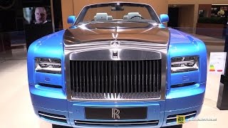 2015 RollsRoyce Phantom Drophead Coupe Water Speed Collection  Walkaround2014 Paris Auto Show [upl. by Dunc]