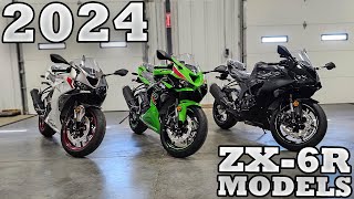 The 2024 Kawasaki Ninja ZX6R New Colors [upl. by Anitsihc]