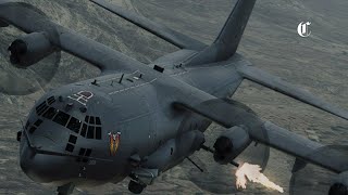 Deadly NEW AC 130J Gunship in Action Firing All Its Cannons [upl. by Nauqyaj]