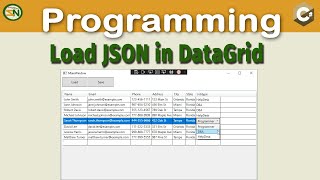 C Load JSON into Datagrid How to use Newtonsoft to Serialize and Deserialize Data [upl. by Kirstyn]