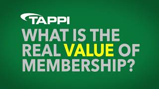 The Real Value of TAPPI Membership  Renew Today [upl. by Josee631]