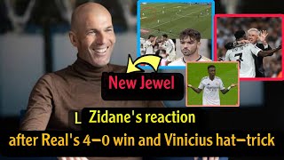 Zidanes comment after Real Madrids 40 win over Osasuna and Vinicius hattrick [upl. by Alexina]