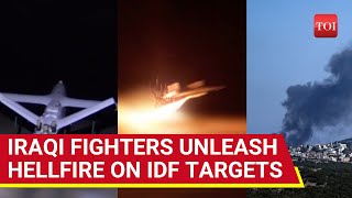 Iraqi Resistance Rains DroneBarrage On Vital IDF Sites Flaunt Attack Video  Watch [upl. by Sankaran7]